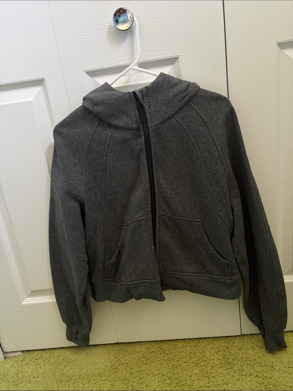 lululemon athletica Charcoal Gray Full-Zip Hoodie